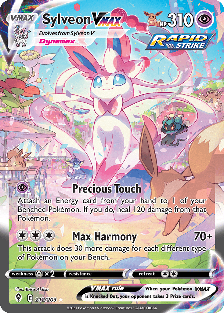 Sylveon VMAX — Evolving Skies #212