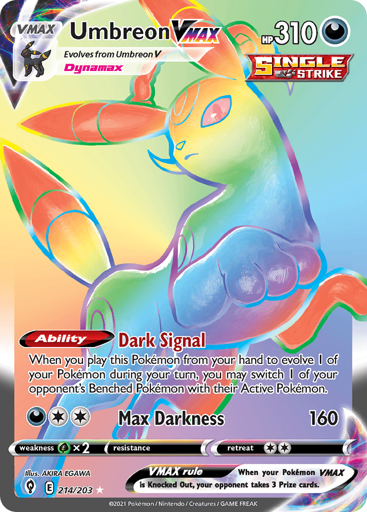 Umbreon VMAX — Evolving Skies #214