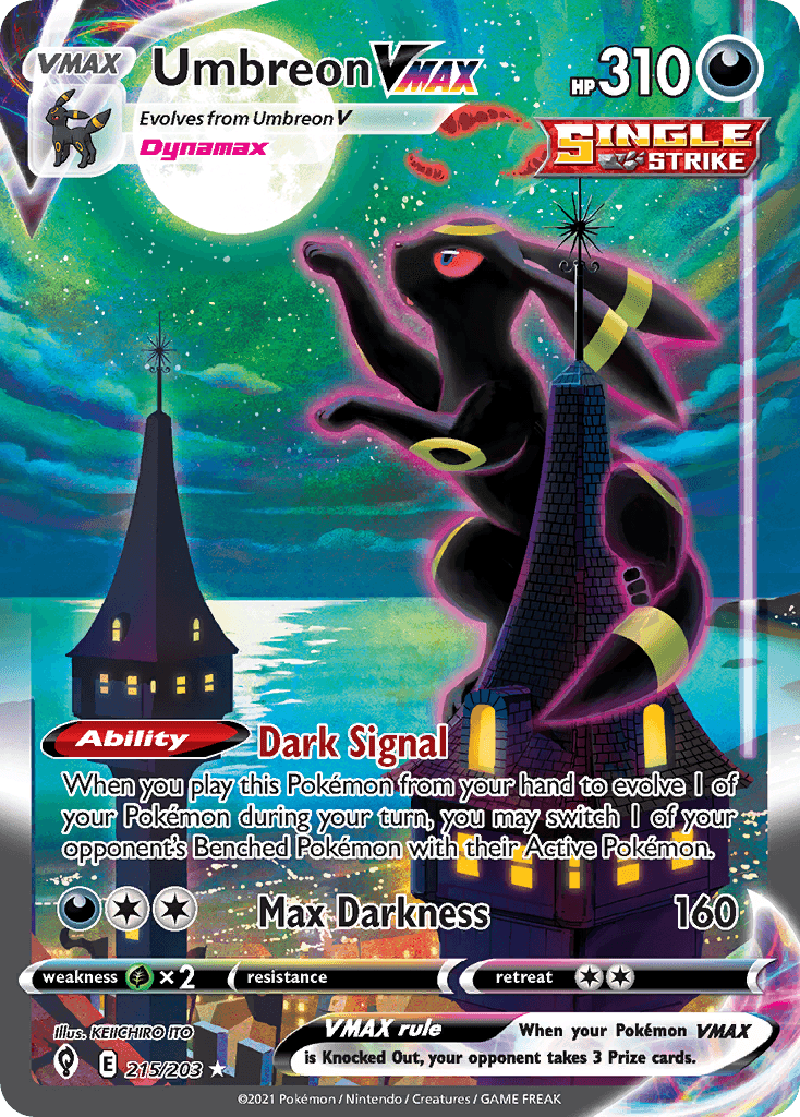Umbreon VMAX — Evolving Skies #215