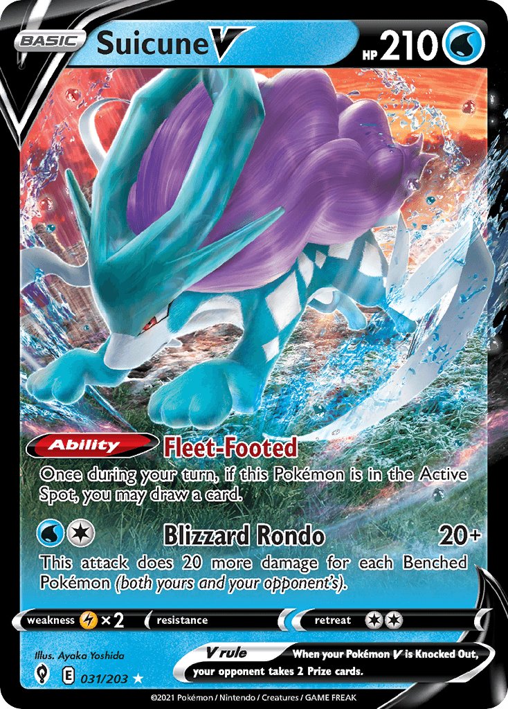 Suicune V — Evolving Skies #31