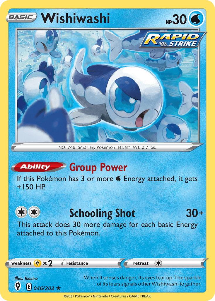 Wishiwashi — Evolving Skies #46