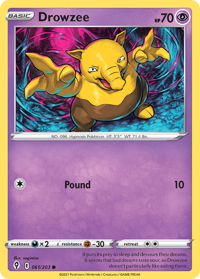 Drowzee — Evolving Skies #61