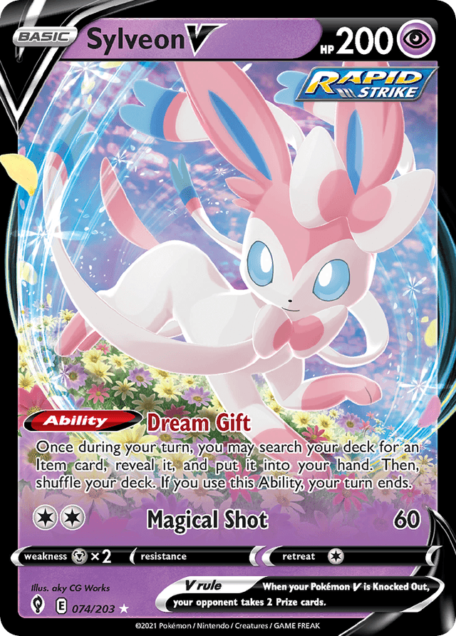 Sylveon V — Evolving Skies #74