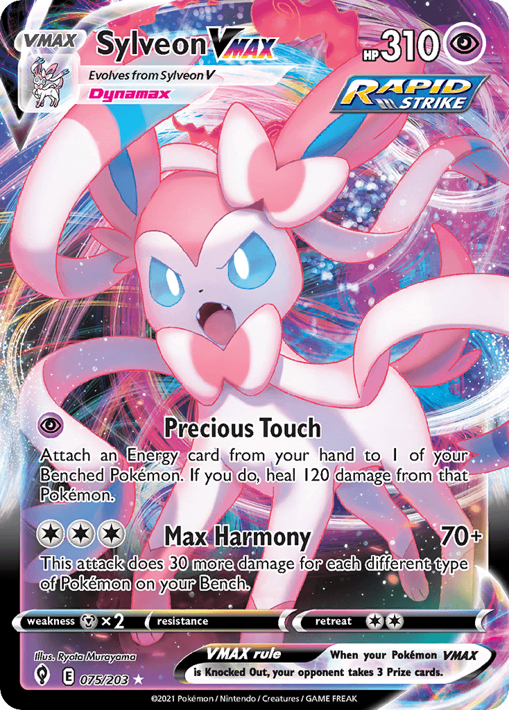 Sylveon VMAX — Evolving Skies #75