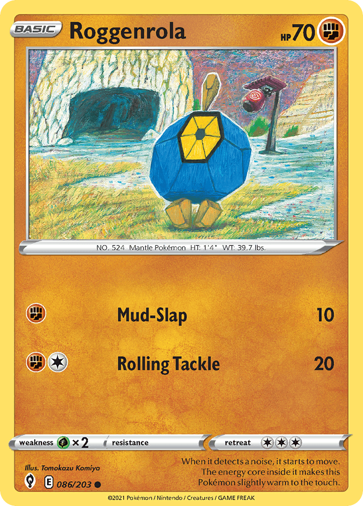 Roggenrola — Evolving Skies #86