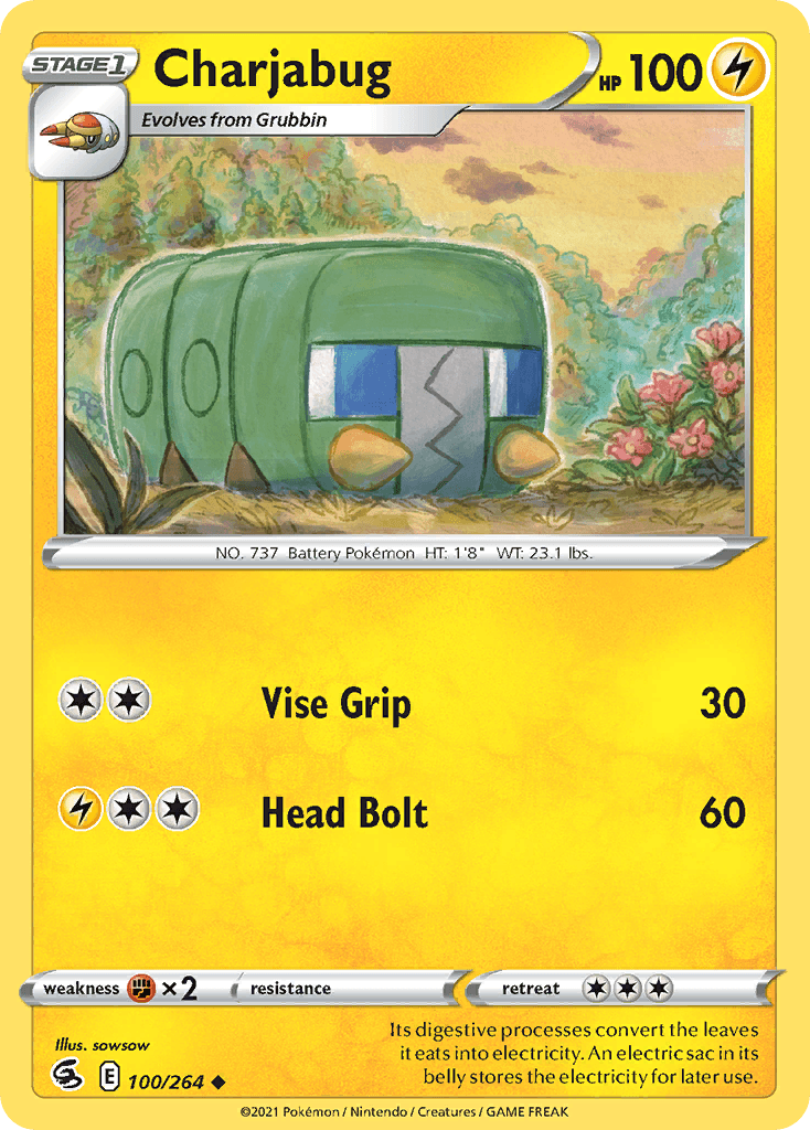 Charjabug — Fusion Strike #100