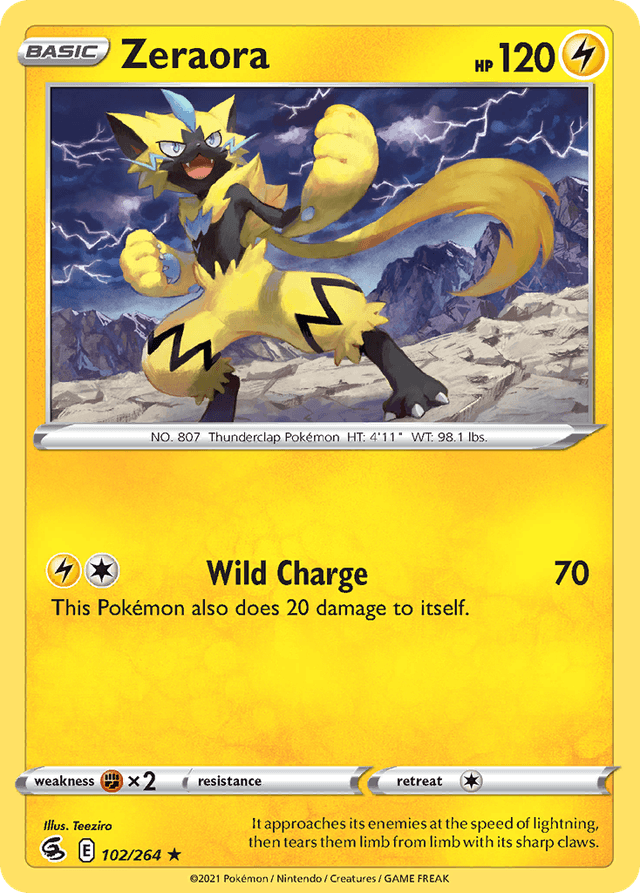Zeraora — Fusion Strike #102