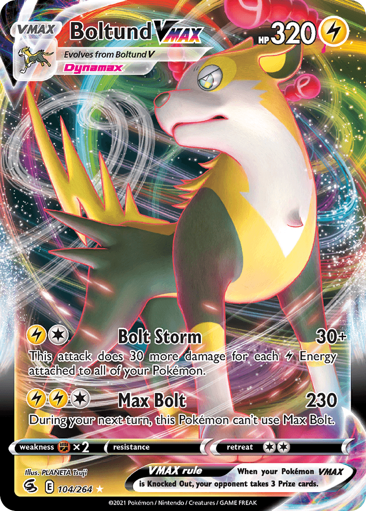 Boltund VMAX — Fusion Strike #104