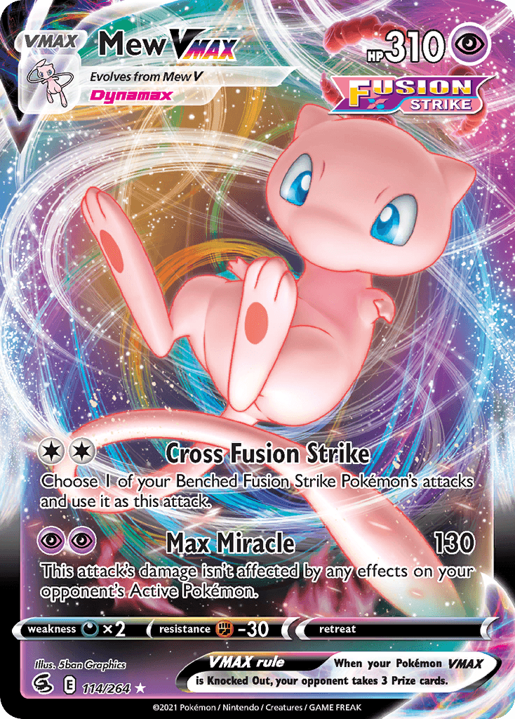 Mew VMAX — Fusion Strike #114