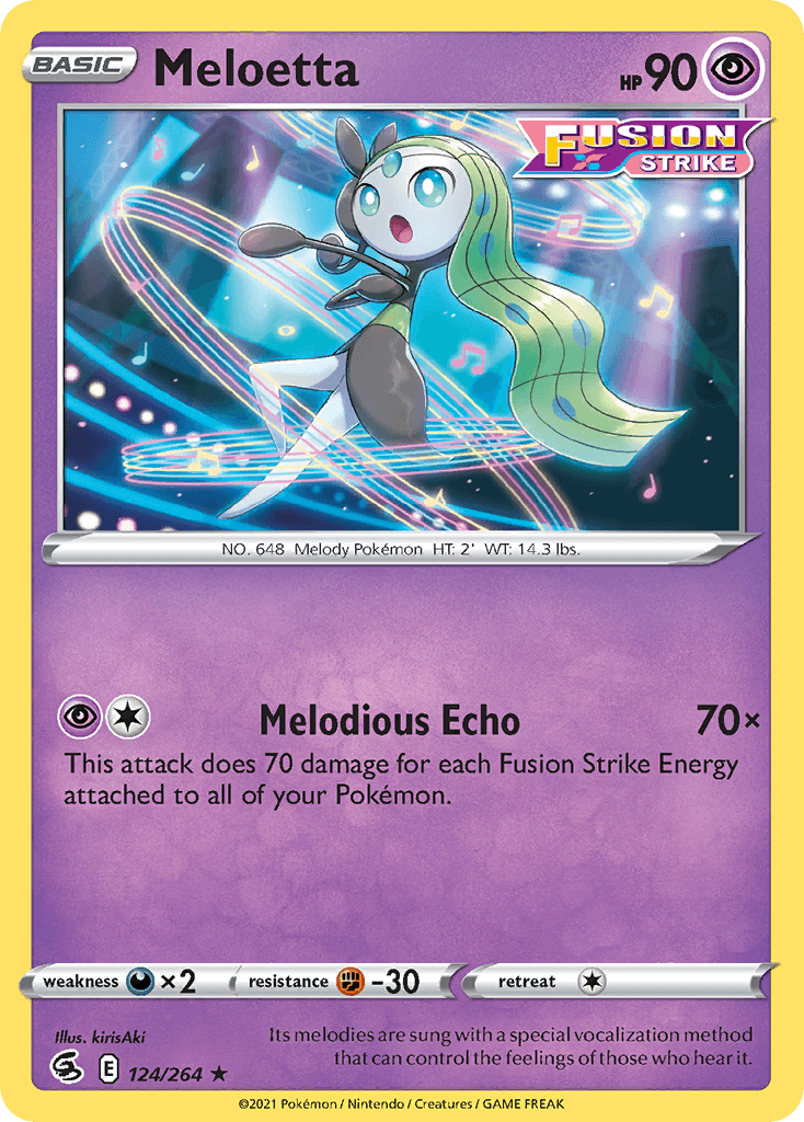 Meloetta — Fusion Strike #124