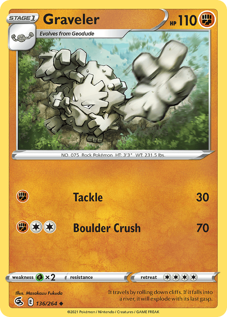 Graveler — Fusion Strike #136