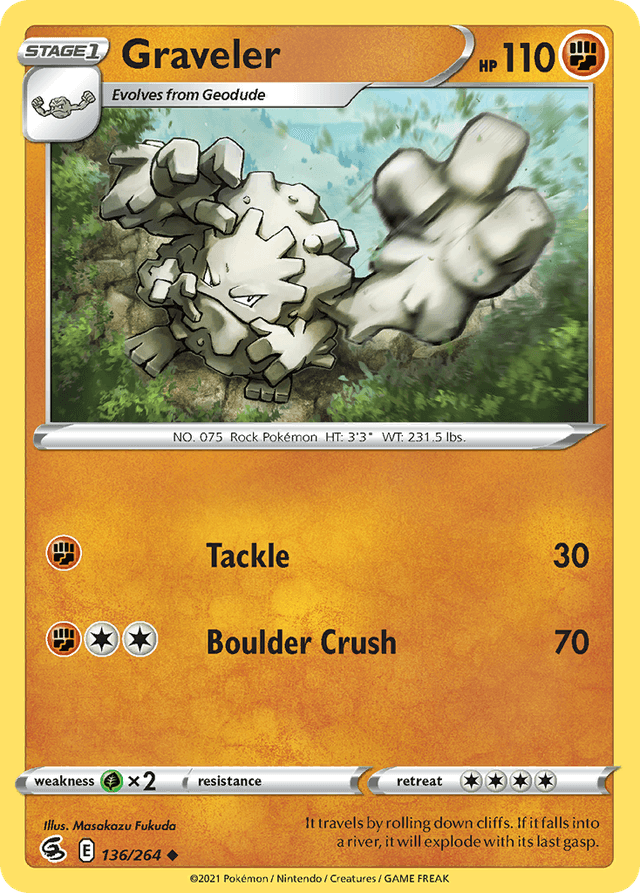 Graveler — Fusion Strike #136