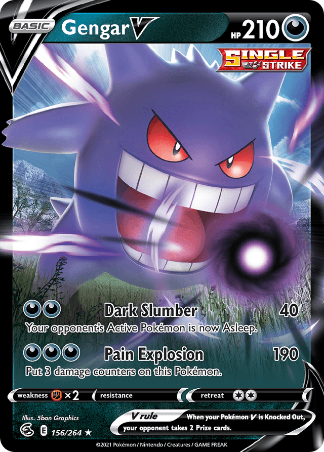 Gengar V — Fusion Strike #156