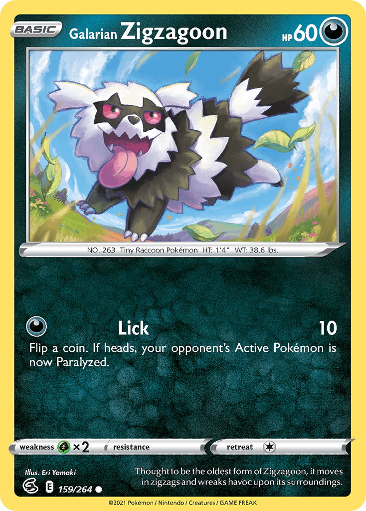 Galarian Zigzagoon — Fusion Strike #159