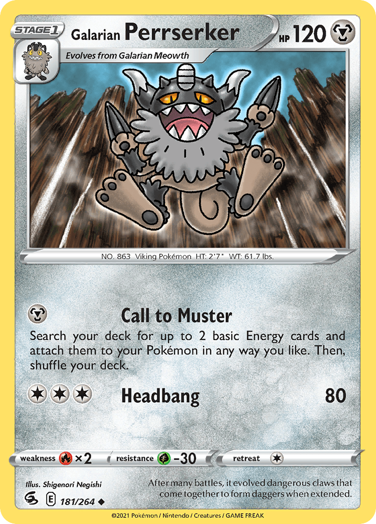 Galarian Perrserker — Fusion Strike #181