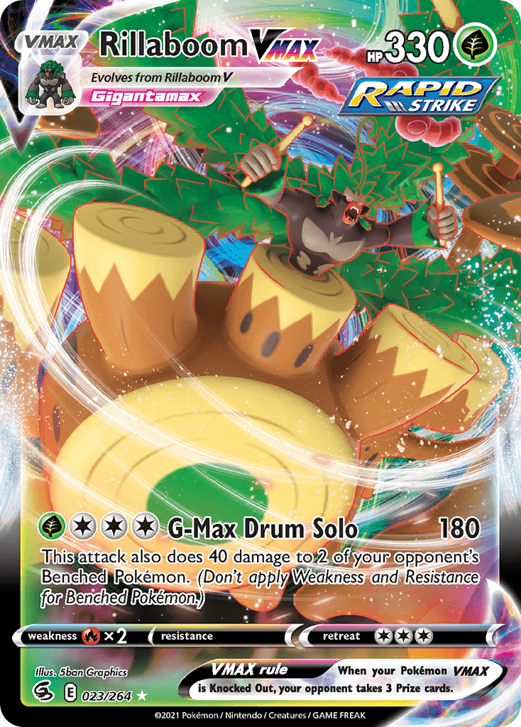 Rillaboom VMAX — Fusion Strike #23