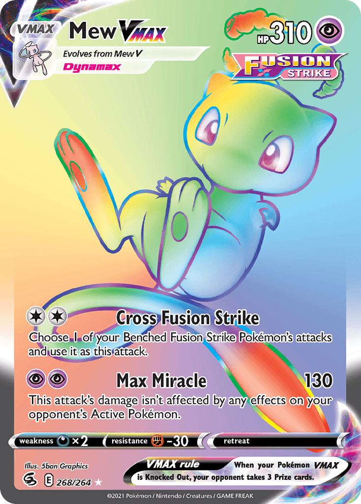 Mew VMAX — Fusion Strike #268