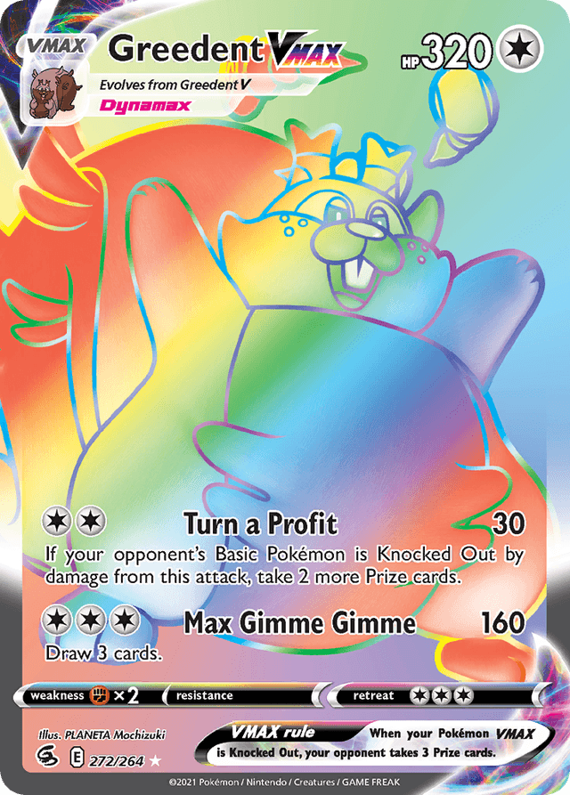Greedent VMAX — Fusion Strike #272