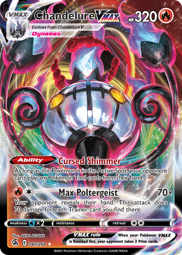Chandelure VMAX — Fusion Strike #40