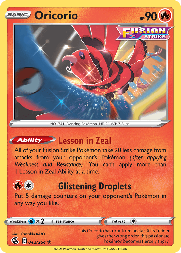 Oricorio — Fusion Strike #42