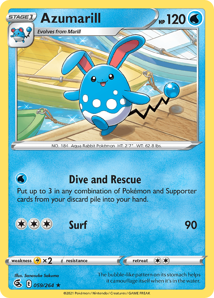 Azumarill — Fusion Strike #59
