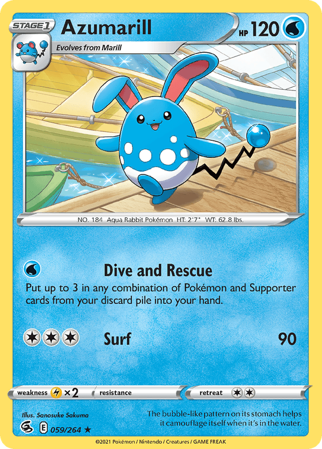 Azumarill — Fusion Strike #59