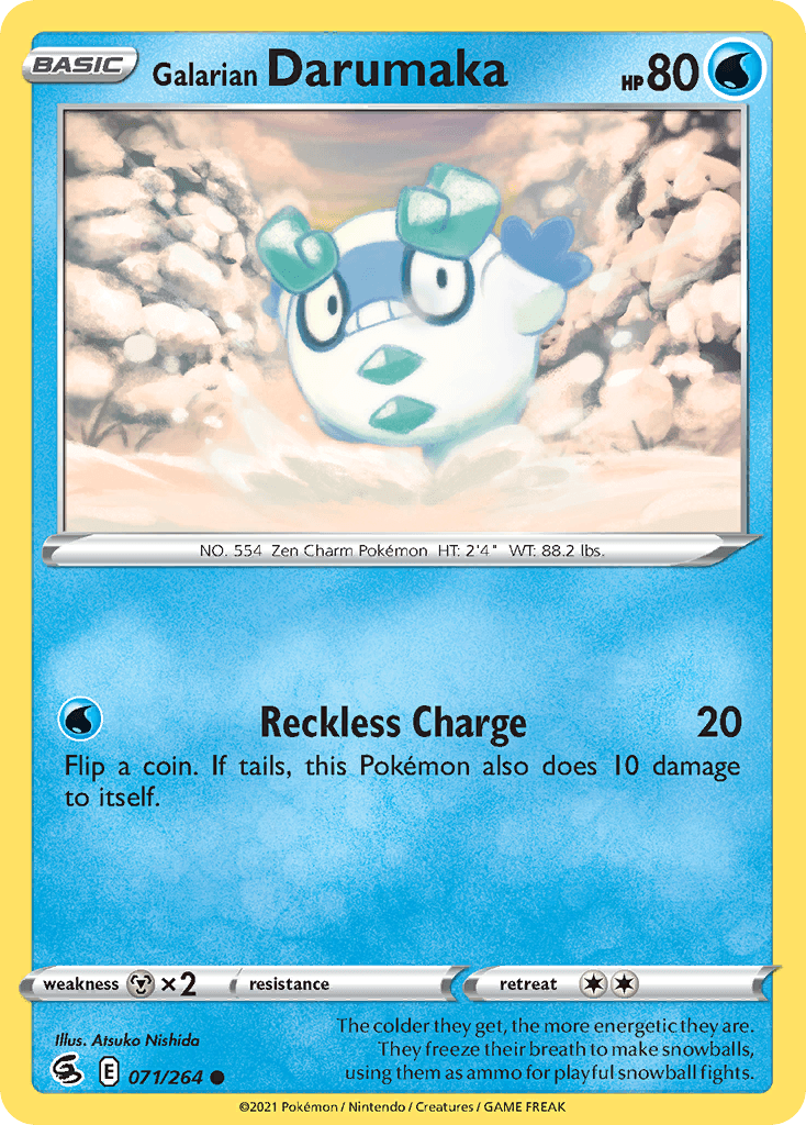 Galarian Darumaka — Fusion Strike #71