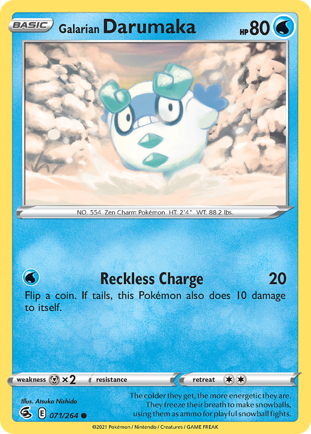 Galarian Darumaka — Fusion Strike #71
