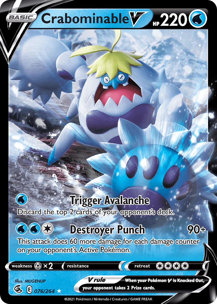 Crabominable V — Fusion Strike #76