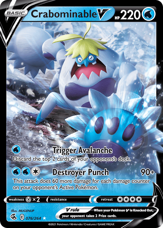 Crabominable V — Fusion Strike #76