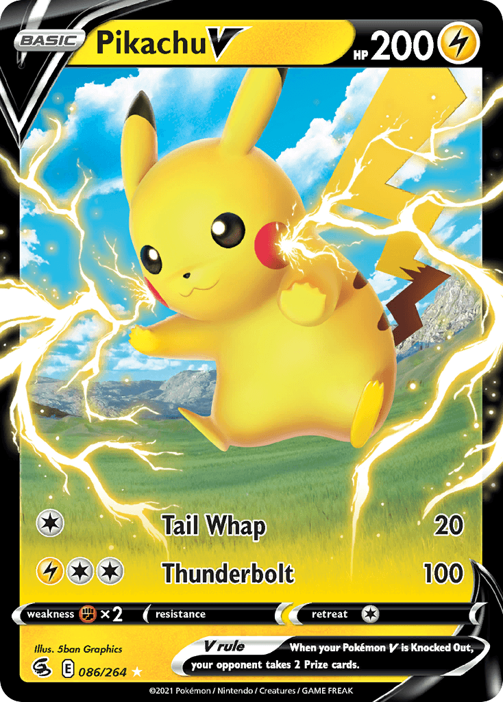 Pikachu V — Fusion Strike #86