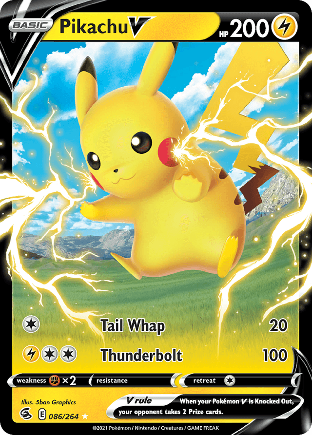 Pikachu V — Fusion Strike #86
