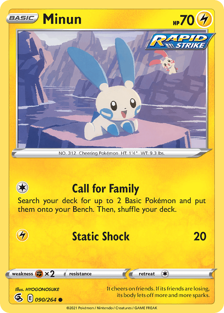 Minun — Fusion Strike #90