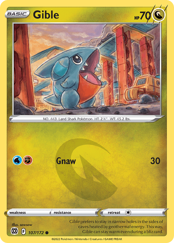 Gible — Brilliant Stars #107