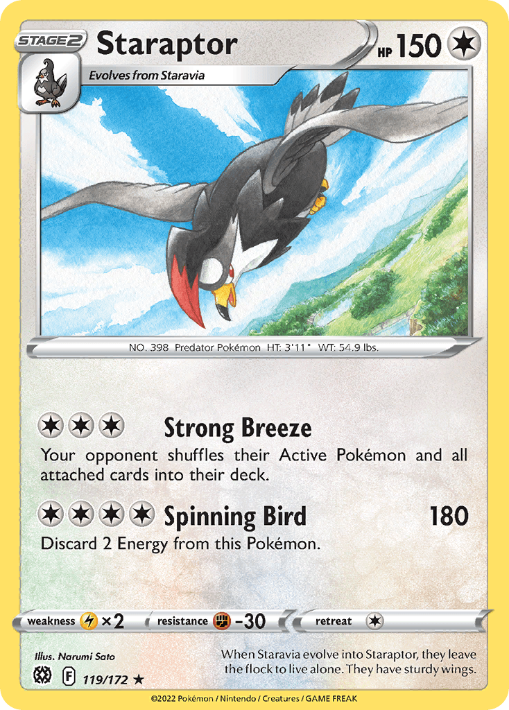 Staraptor — Brilliant Stars #119