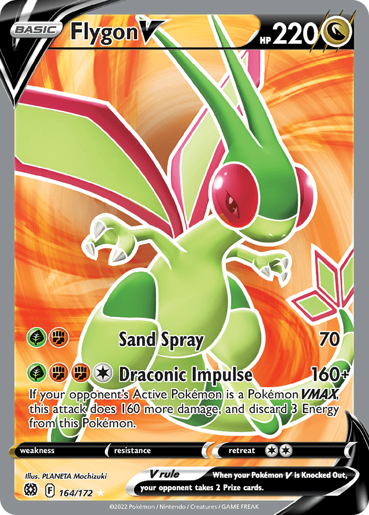 Flygon V — Brilliant Stars #164