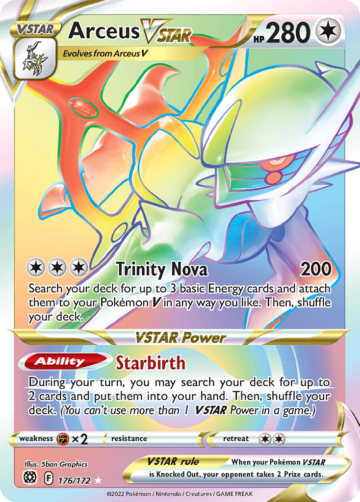 Arceus VSTAR — Brilliant Stars #176