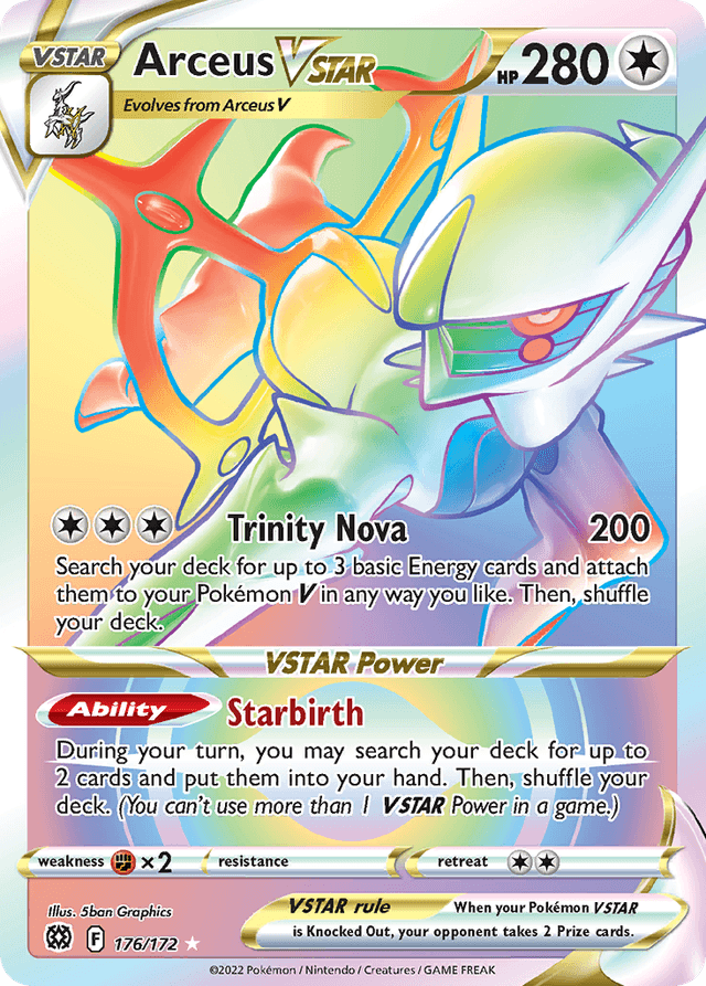 Arceus VSTAR — Brilliant Stars #176