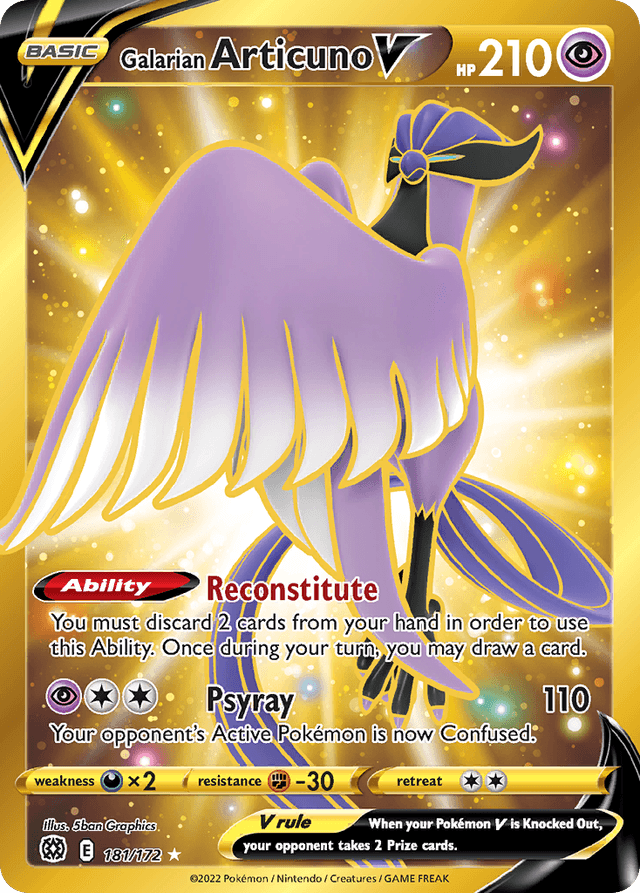 Galarian Articuno V — Brilliant Stars #181