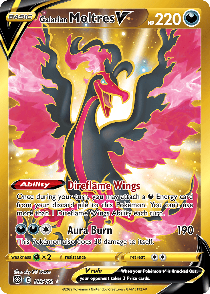 Galarian Moltres V — Brilliant Stars #183