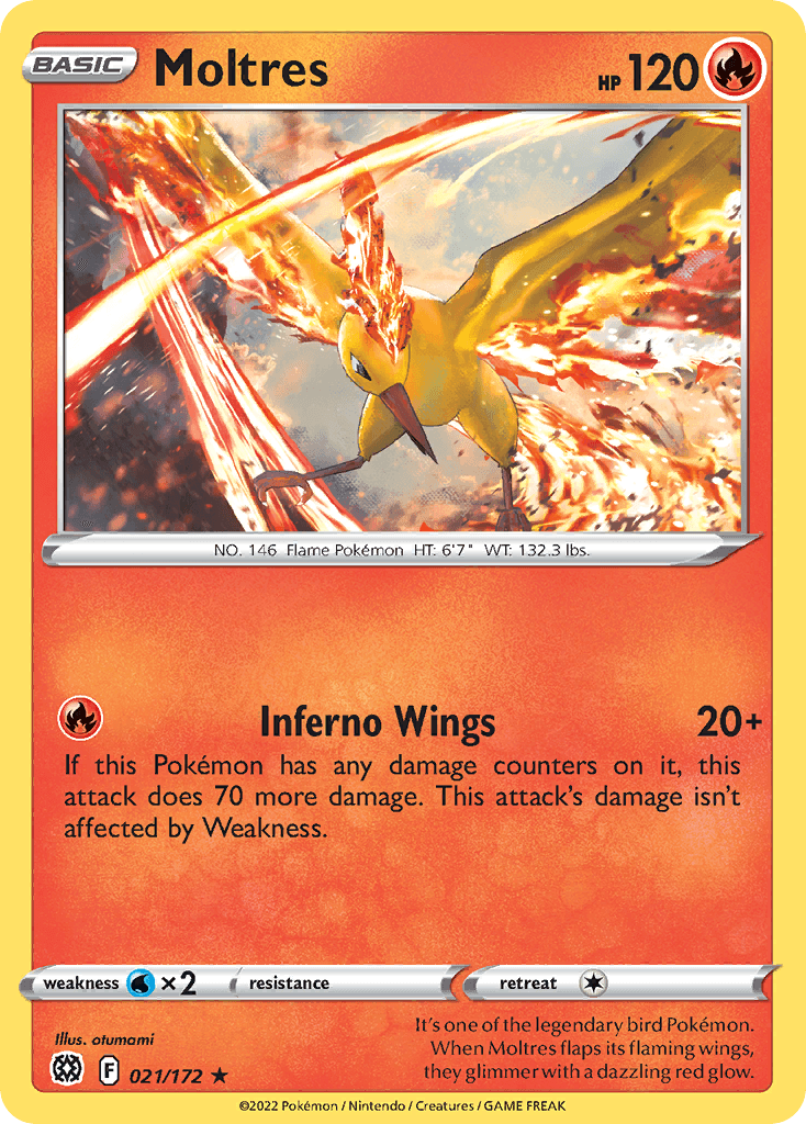 Moltres — Brilliant Stars #21