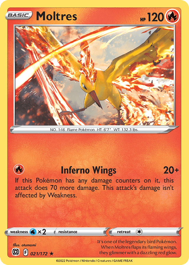 Moltres — Brilliant Stars #21