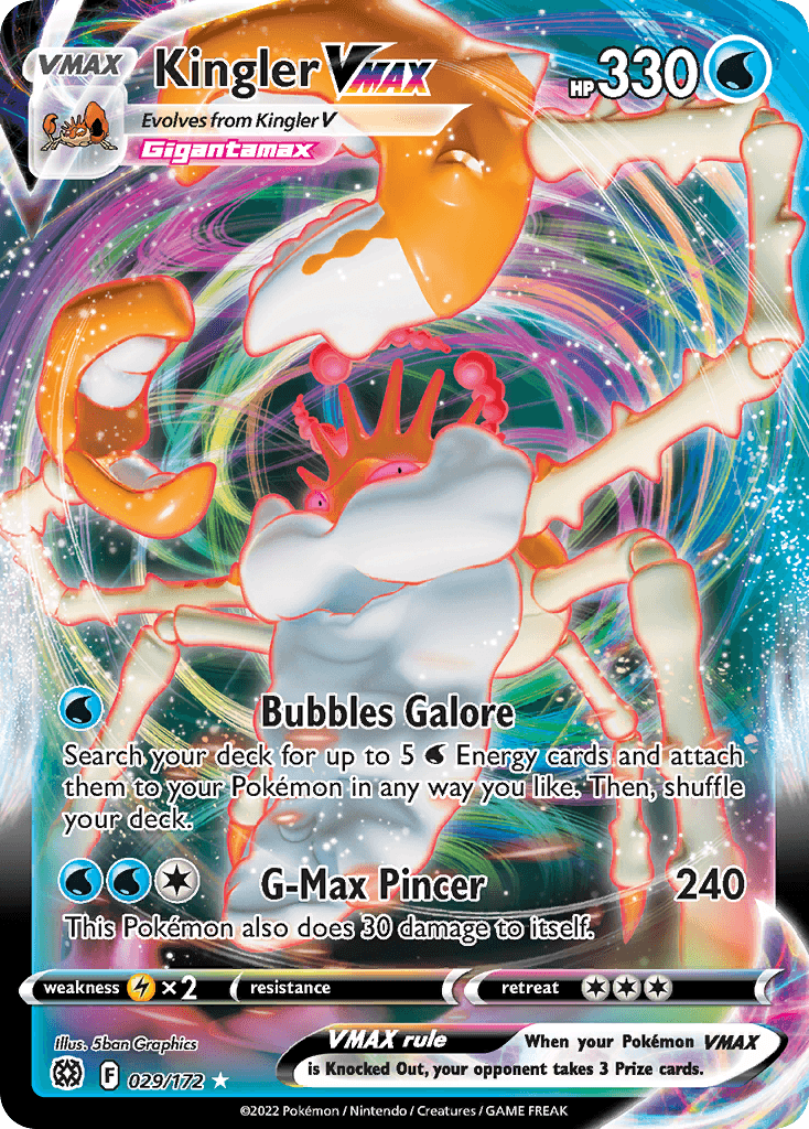 Kingler VMAX — Brilliant Stars #29