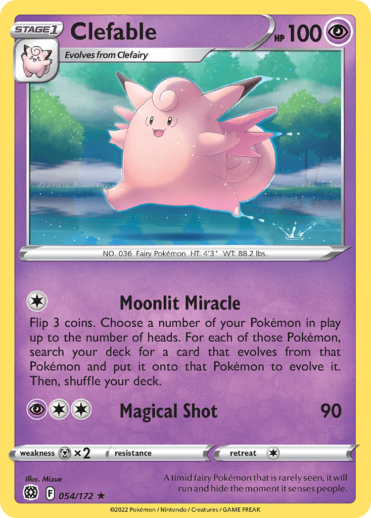 Clefable — Brilliant Stars #54
