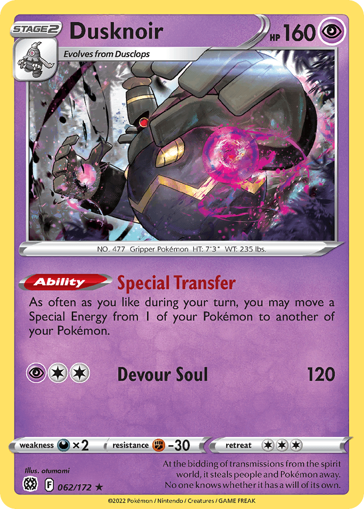 Dusknoir — Brilliant Stars #62