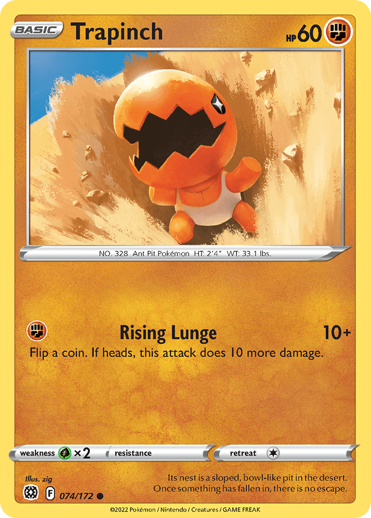Trapinch — Brilliant Stars #74