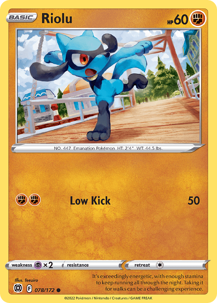 Riolu — Brilliant Stars #78