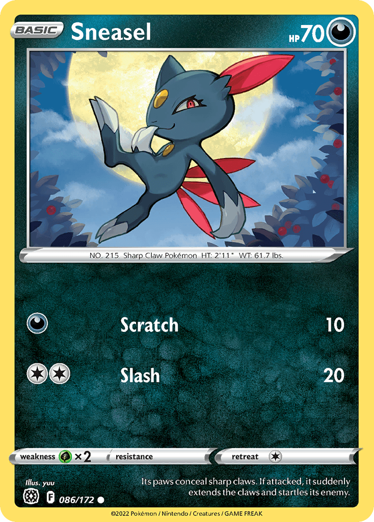 Sneasel — Brilliant Stars #86