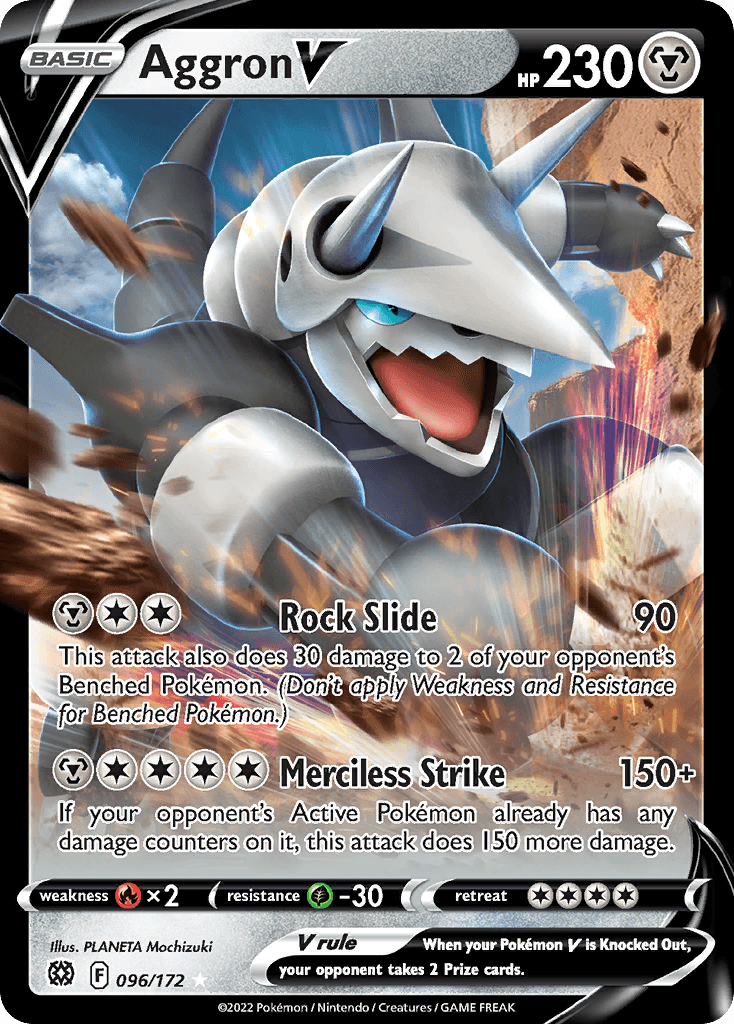 Aggron V — Brilliant Stars #96
