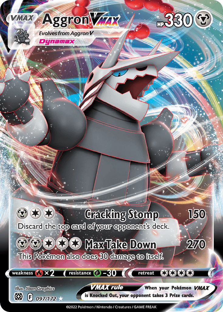 Aggron VMAX — Brilliant Stars #97